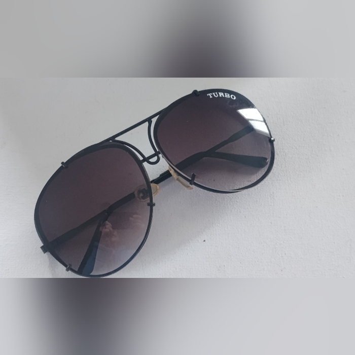 Vintage Turbo Unisex Aviator Unisex Sunglasses Nos